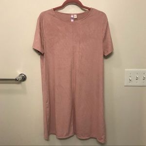 Blush Pink Shift Dress